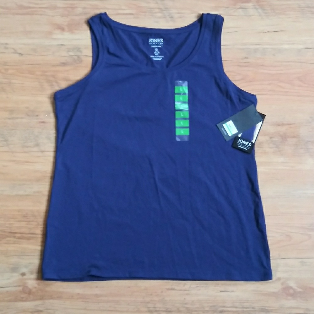 Navy blue tank top